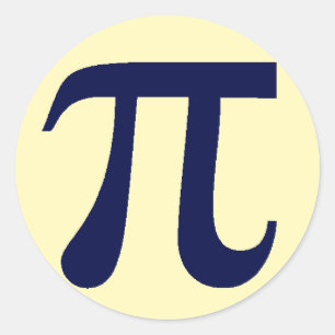 Sticker Rond Pi