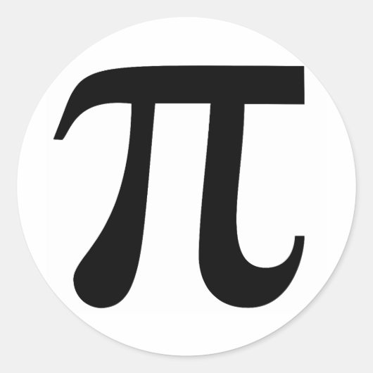 Sticker Rond Pi (Devant)