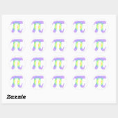 Sticker Rond Pi #1 d'Evan (Feuille)
