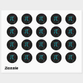 Sticker Rond Pi Day Math Equation Mathématique Enseignant (Feuille)