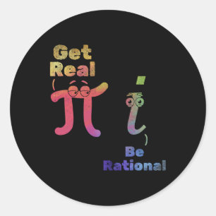 Sticker Rond Pi Day Pi Math Pi Symbole Pi Math Funny Math Get R