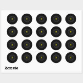 Sticker Rond Pi Math Enseignants Étudiants Funny International (Feuille)