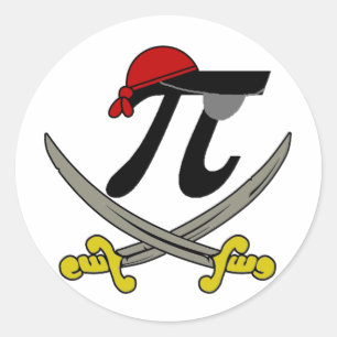 Sticker Rond Pi - Taux