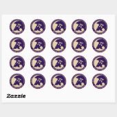 Sticker Rond Pi Warrior (Feuille)