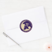 Sticker Rond Pi Warrior (Enveloppe)