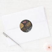 Sticker Rond Piano cassé (Enveloppe)