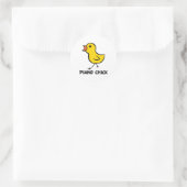 Sticker Rond Piano Chick (Sac)