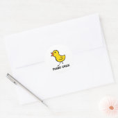 Sticker Rond Piano Chick (Enveloppe)