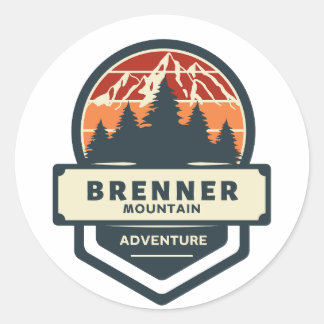 Sticker Rond Pic du Brenner escalade et randonnée