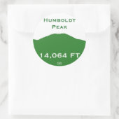 Sticker Rond pic Humboldt (Sac)