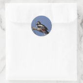 Sticker Rond Pic joli tacheté (Sac)