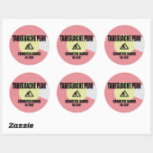 Sticker Rond Pic Tabeguache (Feuille)