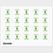 Sticker Rond Pickle Lover (Feuille)
