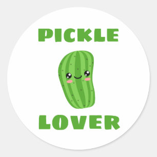 Sticker Rond Pickle Lover