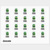 Sticker Rond Pickle Lover Team Pickles Funny Pickle Squad (Feuille)