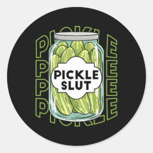 Sticker Rond Pickle Slu Pickles Canning Food Pickle