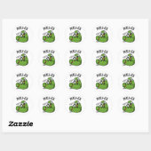 Sticker Rond Pickle Ticklish Drôle Pickle Puns (Feuille)