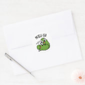 Sticker Rond Pickle Ticklish Drôle Pickle Puns (Enveloppe)