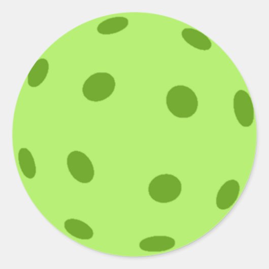 Sticker Rond Pickleball (Devant)