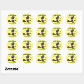Sticker Rond Pickleball Fearless (Feuille)