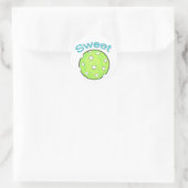 Sticker Rond Pickleball Pickle Sweet (Sac)