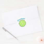 Sticker Rond Pickleball Pickle Sweet (Enveloppe)