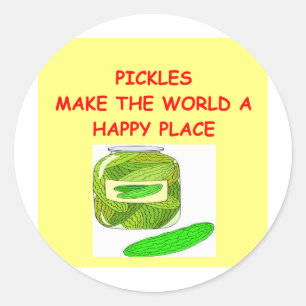 Sticker Rond pickles