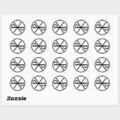 STICKER ROND PICTUREPLANE - LOGO ROND (Feuille)