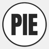 Sticker Rond PIE - Clearwater/Saint-Pétersbourg (Devant)