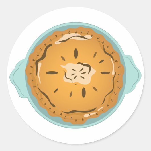 Sticker Rond Pie dans le plan (Devant)