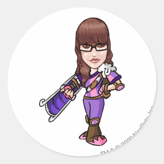 Sticker Rond Pie Faerieland (Devant)