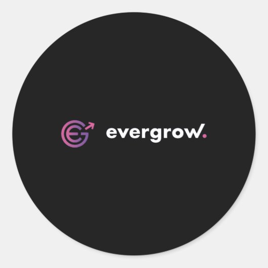 Sticker Rond Pièce Evergrew (Devant)