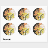 Sticker Rond Pièce maîtresse I (Feuille)