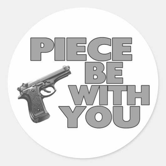 Sticker Rond Piece Sois avec toi (Devant)
