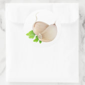 Sticker Rond Pièces d'ail (Sac)