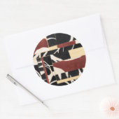 Sticker Rond Pièces et parties II (Enveloppe)