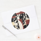 Sticker Rond Pièces et pièces I (Enveloppe)