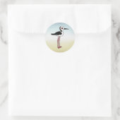 Sticker Rond Pied Stilt Birdorable (Sac)