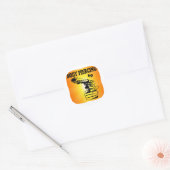 Sticker Rond Piercing Corps Par ..... GUN (Enveloppe)