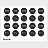Sticker Rond Pierogi Maker Polonais Pierogies Pologne Pierogi C (Feuille)