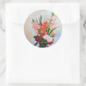 Sticker Rond Pierre-Auguste Renoir - Gladioli (Sac)