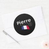 Sticker Rond Pierre Gasly, formule 1, pilote de course (Enveloppe)