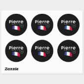 Sticker Rond Pierre Gasly, formule 1, pilote de course (Feuille)