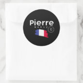 Sticker Rond Pierre Gasly, formule 1, pilote de course (Sac)