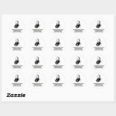 Sticker Rond Pierre-Joseph Proudhon (Feuille)