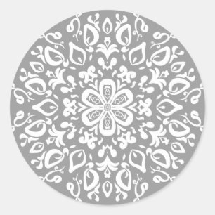 Sticker Rond Pierre Mandala
