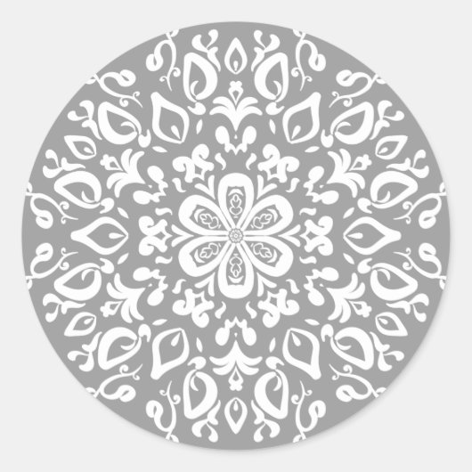 Sticker Rond Pierre Mandala (Devant)