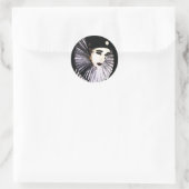 Sticker Rond Pierrot (Sac)