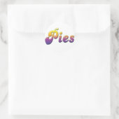 Sticker Rond Pies (Sac)