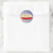 Sticker Rond Pies maison (Sac)
